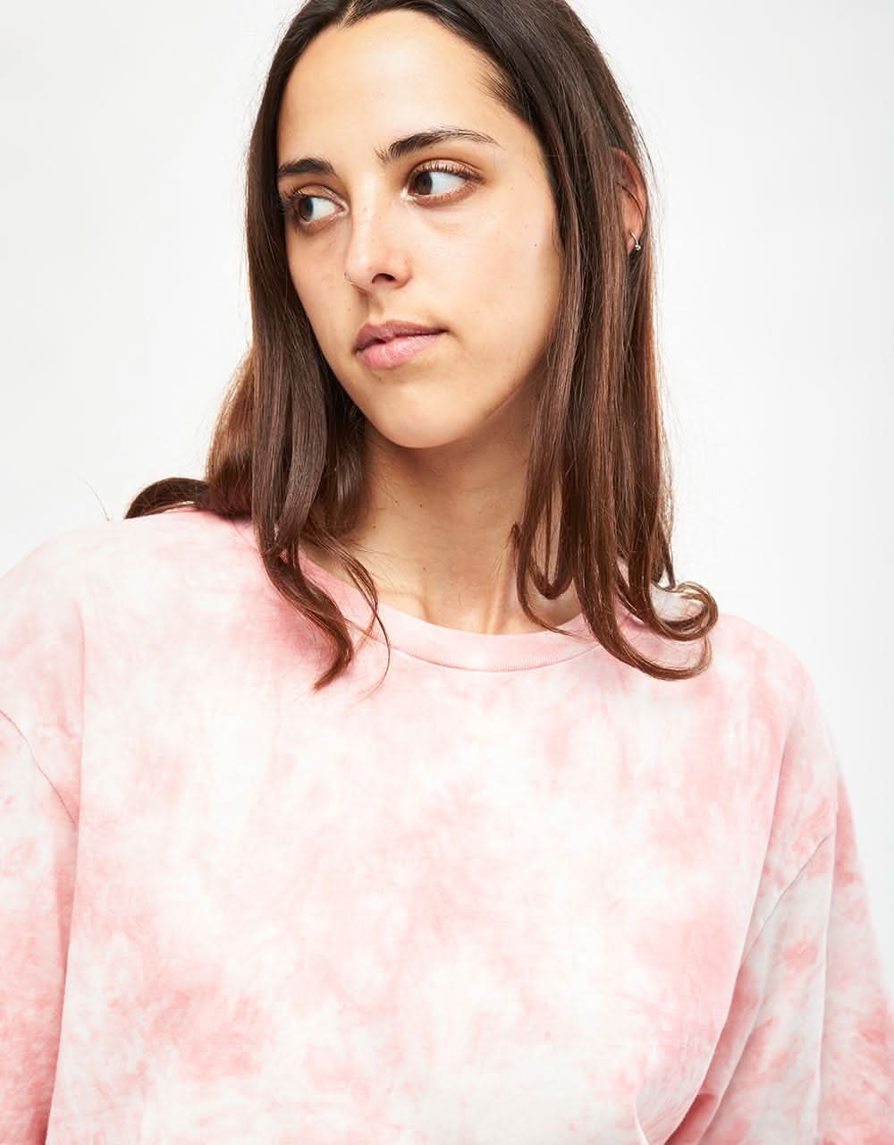 Route One Organic Tie Dye T-Shirt - Terracotta Pink - Image 6