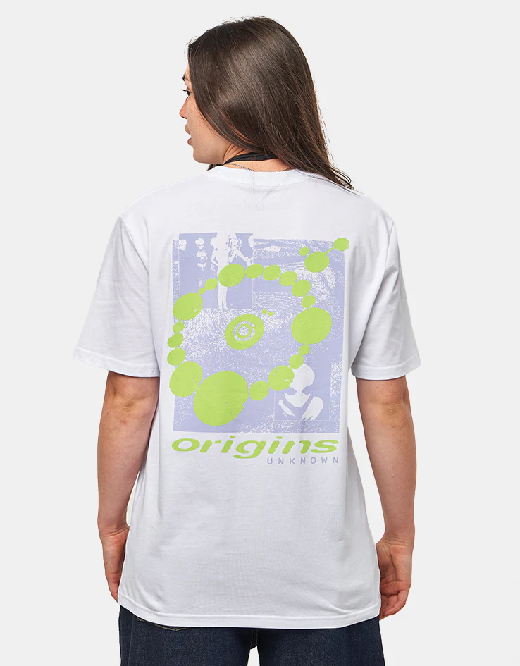 Route One Origins Unknown Organic T-Shirt - White - Image 4