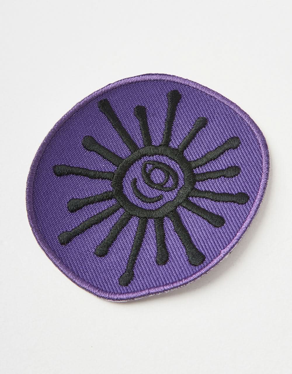 Route One Petroglyph Sun Embroidered Patch - Purple - Image 2