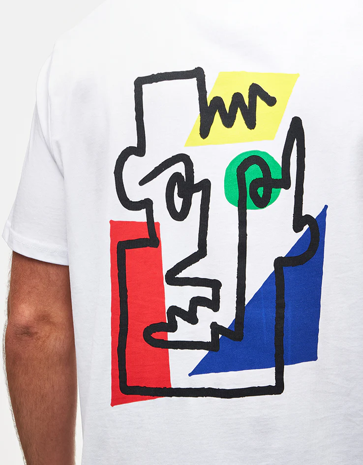 Route One Piro Organic T-Shirt - White - Image 3