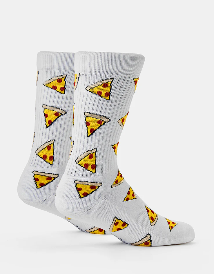 Route One Pizza Crew Socks - White - Image 5