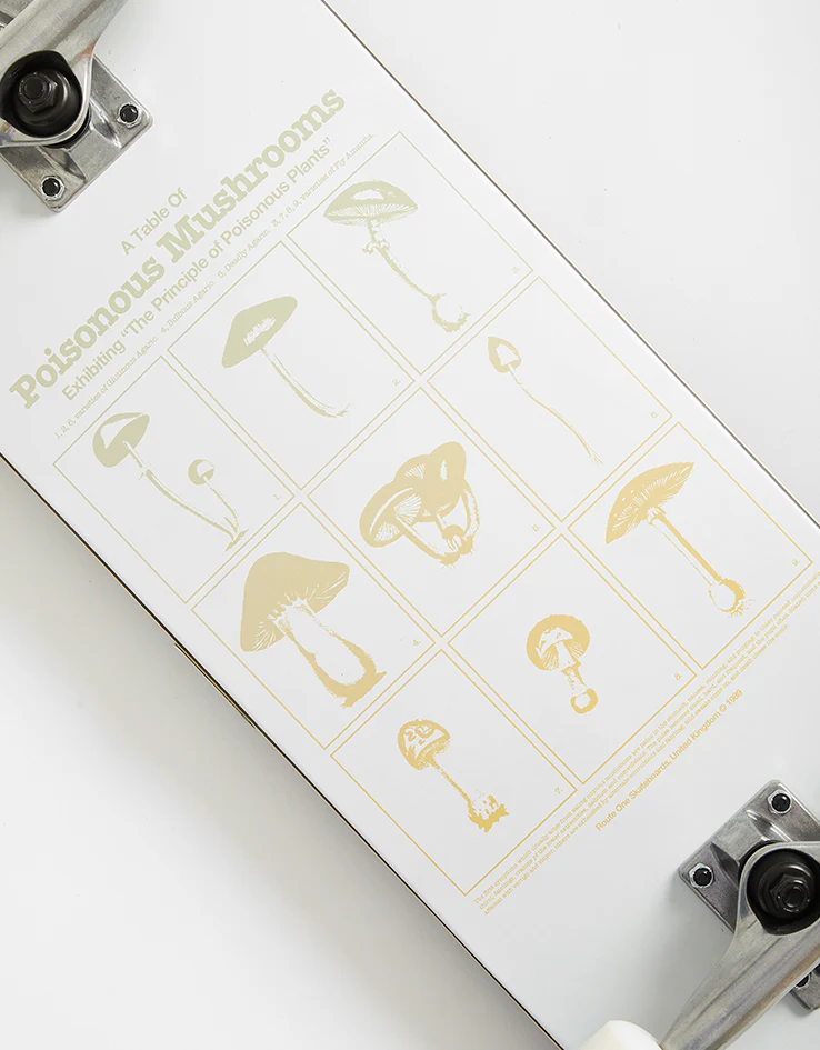 Route One Poisonous Mushrooms Complete Skateboard - 8.5" - Image 2