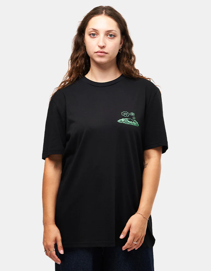 Route One Pondering Organic T-Shirt - Black - Image 5