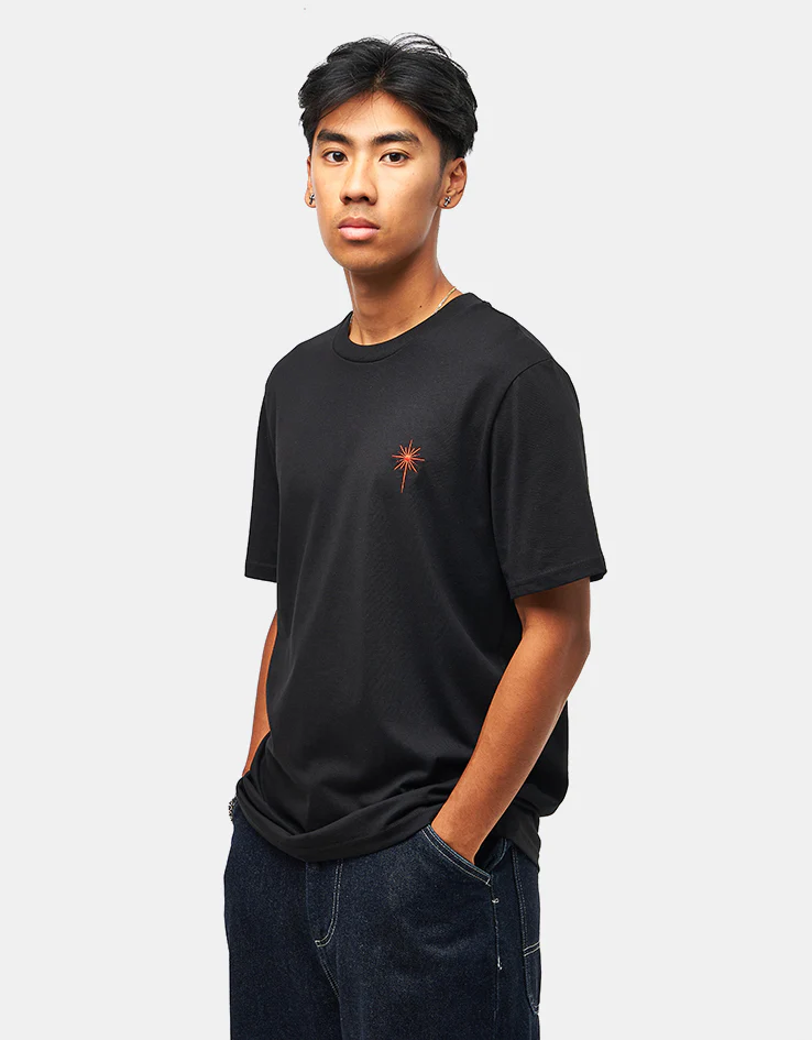 Route One Prayers Organic T-Shirt - Black - Image 2