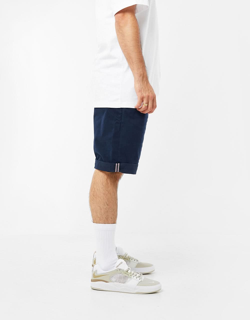 Route One Premium Chino Shorts - Navy - Image 4