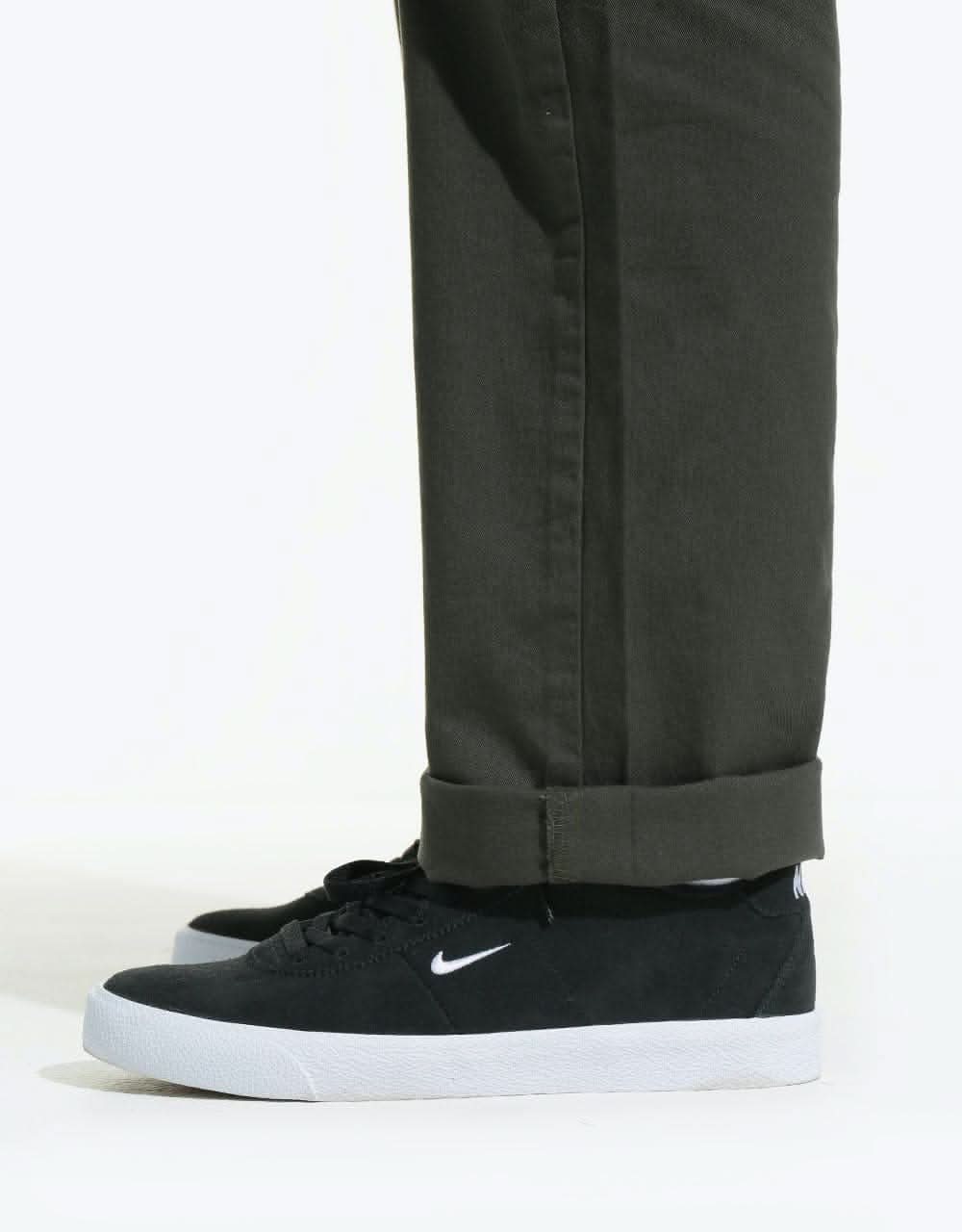 Route One Premium Relaxed Fit Chinos - Army - Image 5