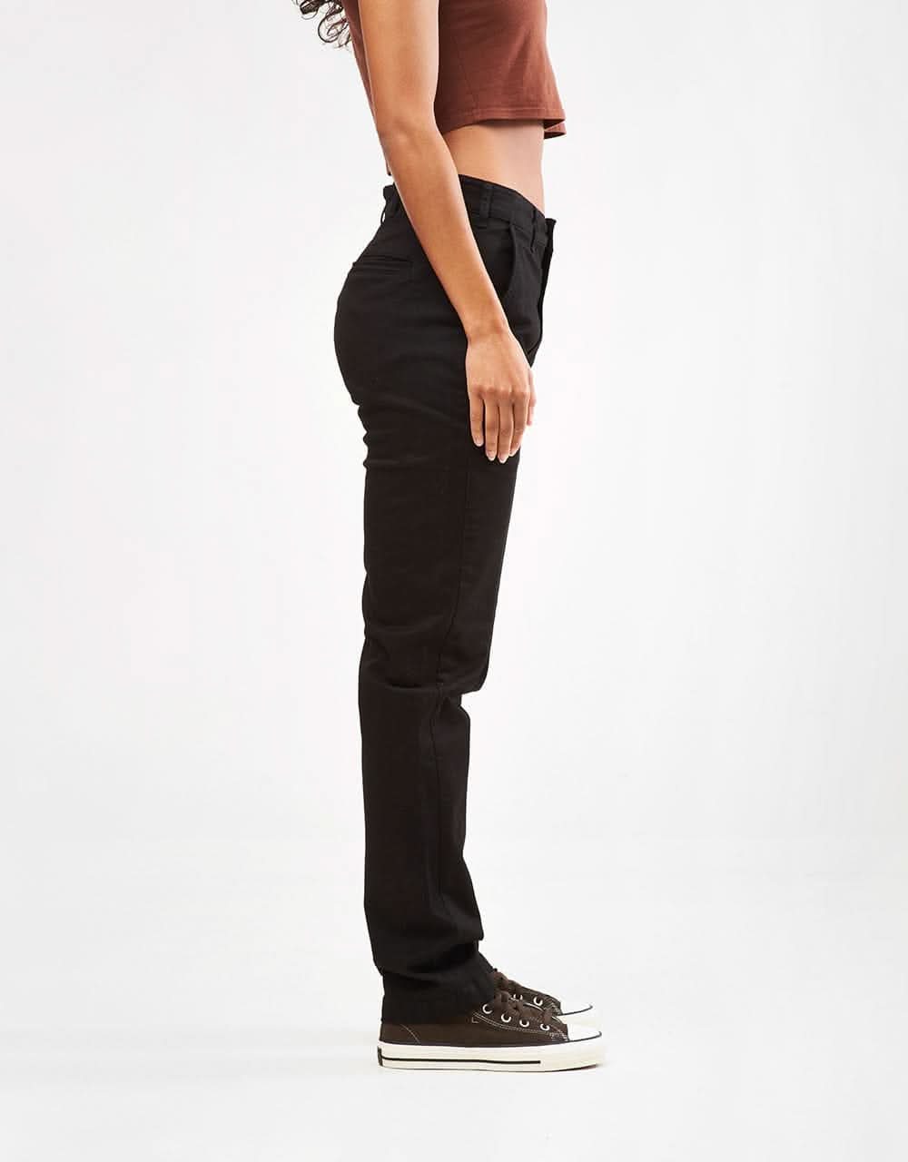 Route One Premium Relaxed Fit Chinos - Black - Image 11