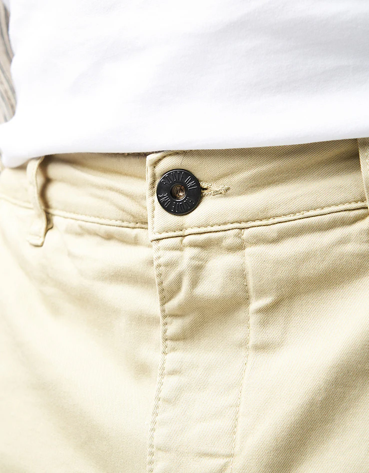 Route One Premium Relaxed Fit Chinos - Khaki - Image 5