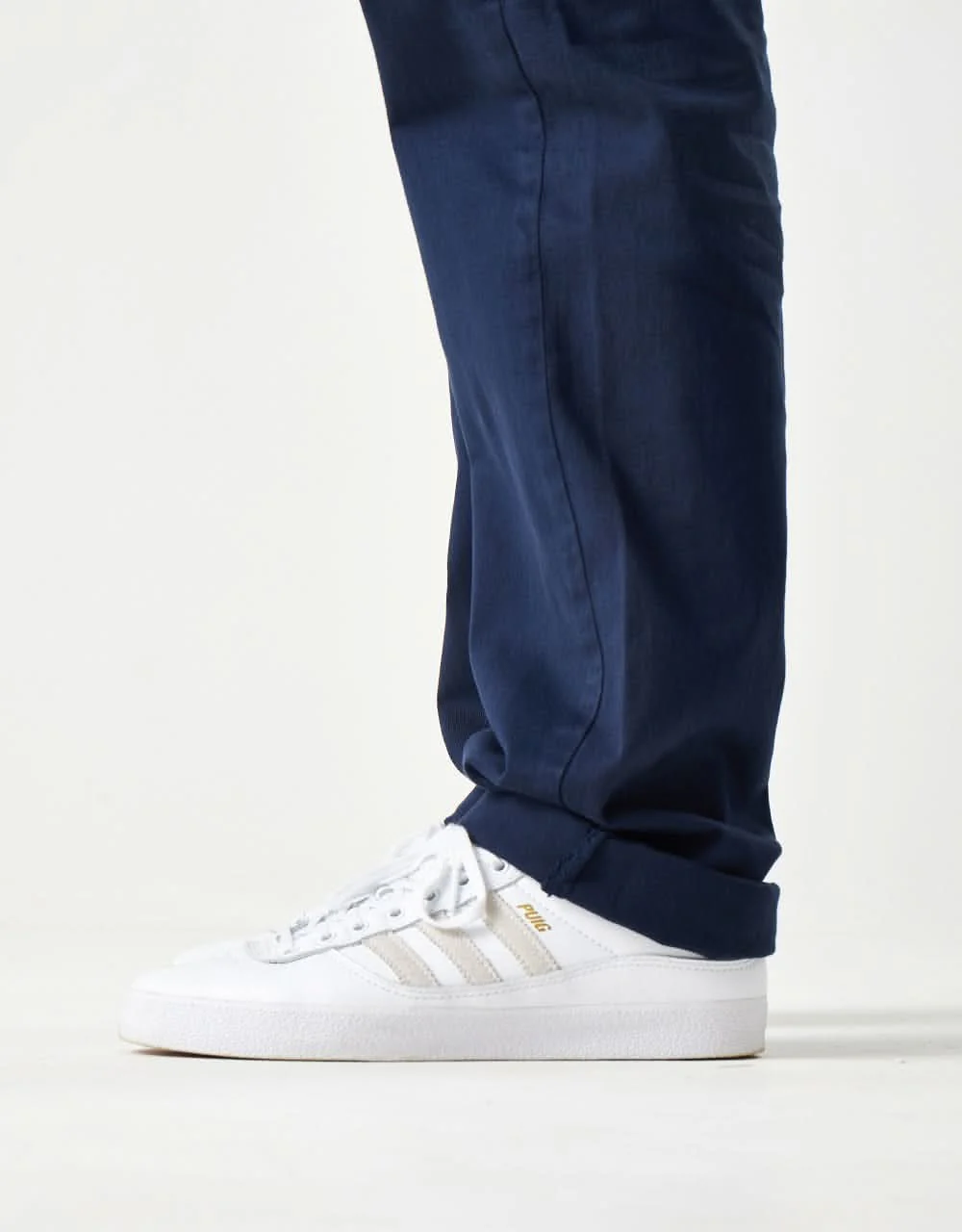 Route One Premium Relaxed Fit Chinos - Navy - Image 4