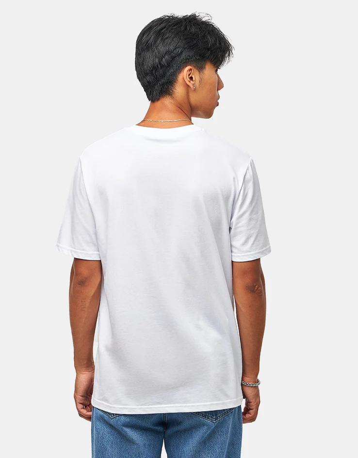 Route One Punk Cat Organic T-Shirt - White - Image 2