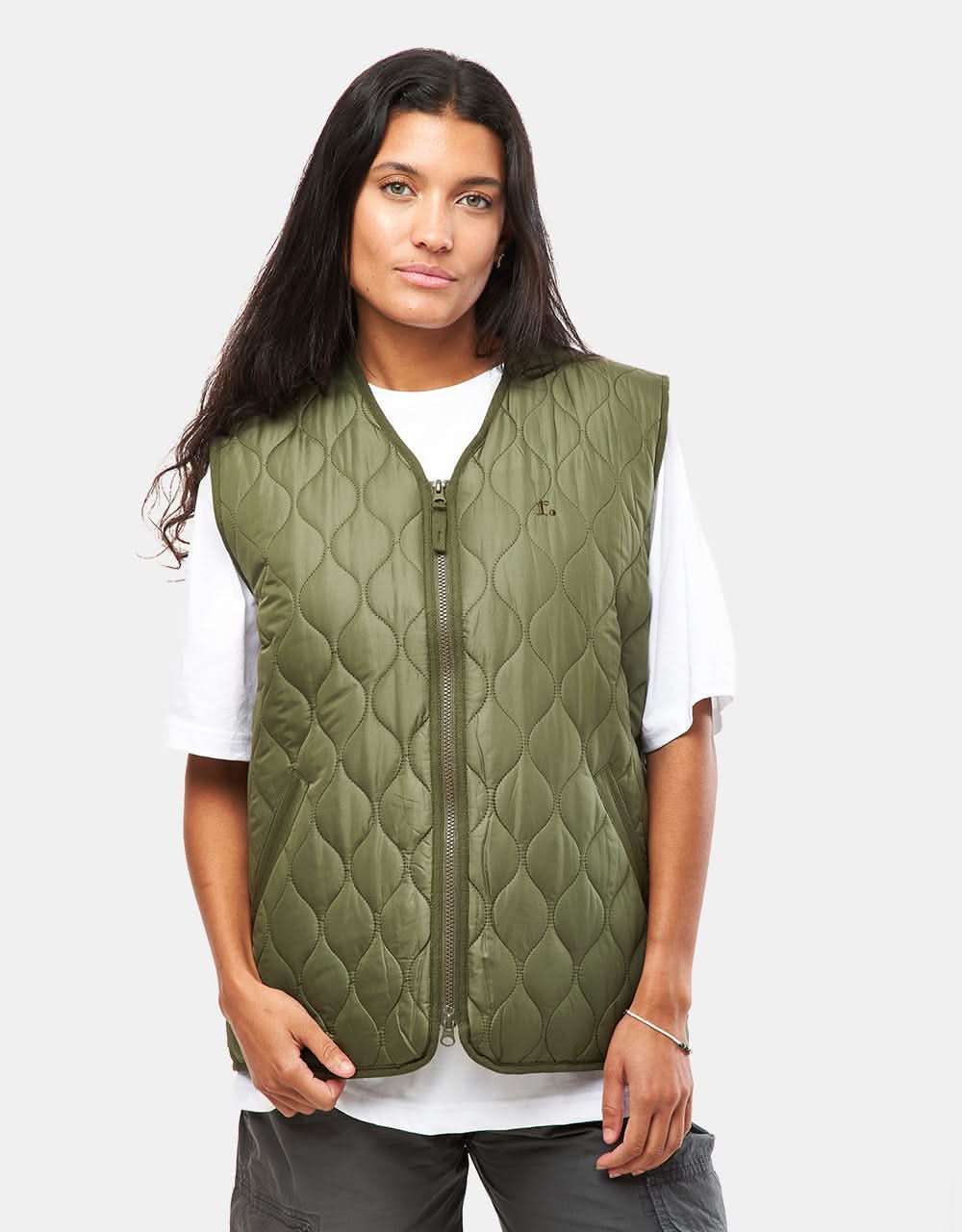 Route One Quilted Liner - Olive - Image 10