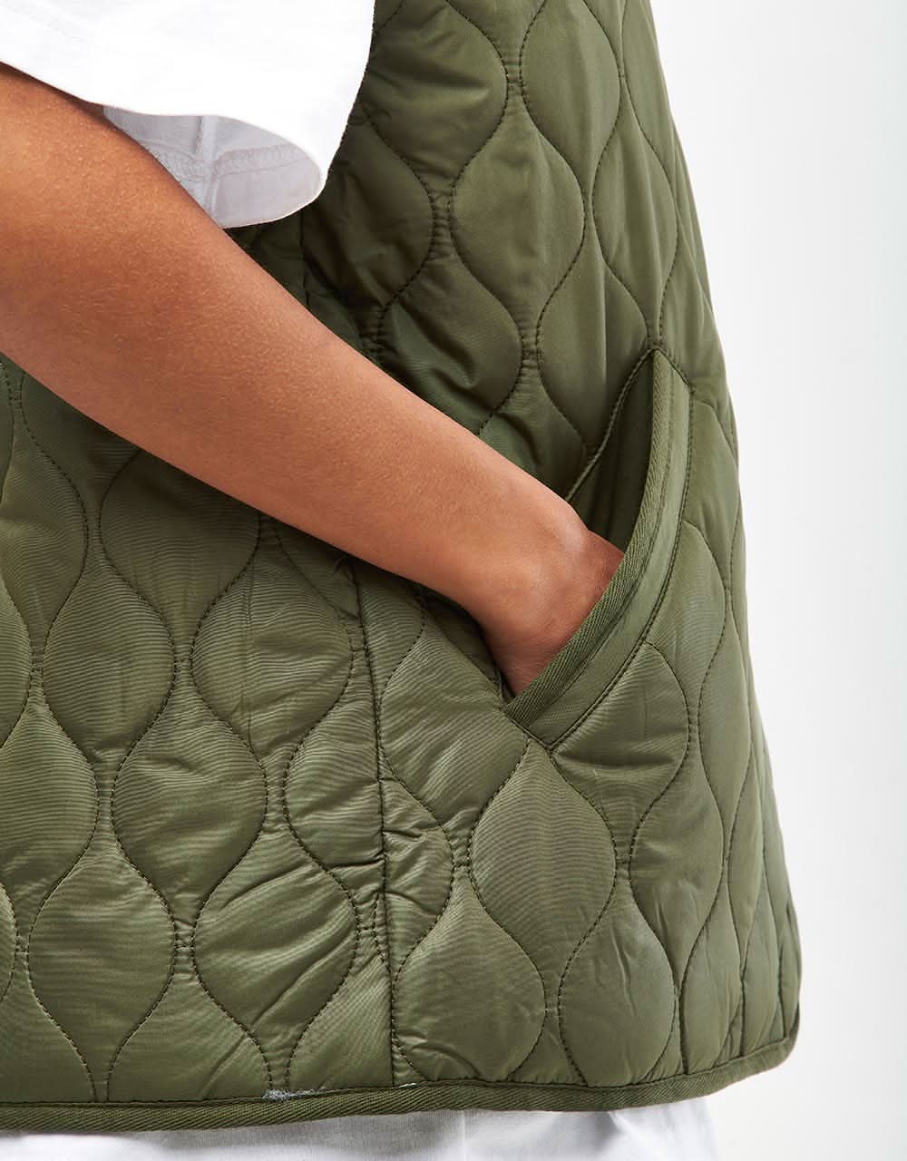 Route One Quilted Liner - Olive - Image 14