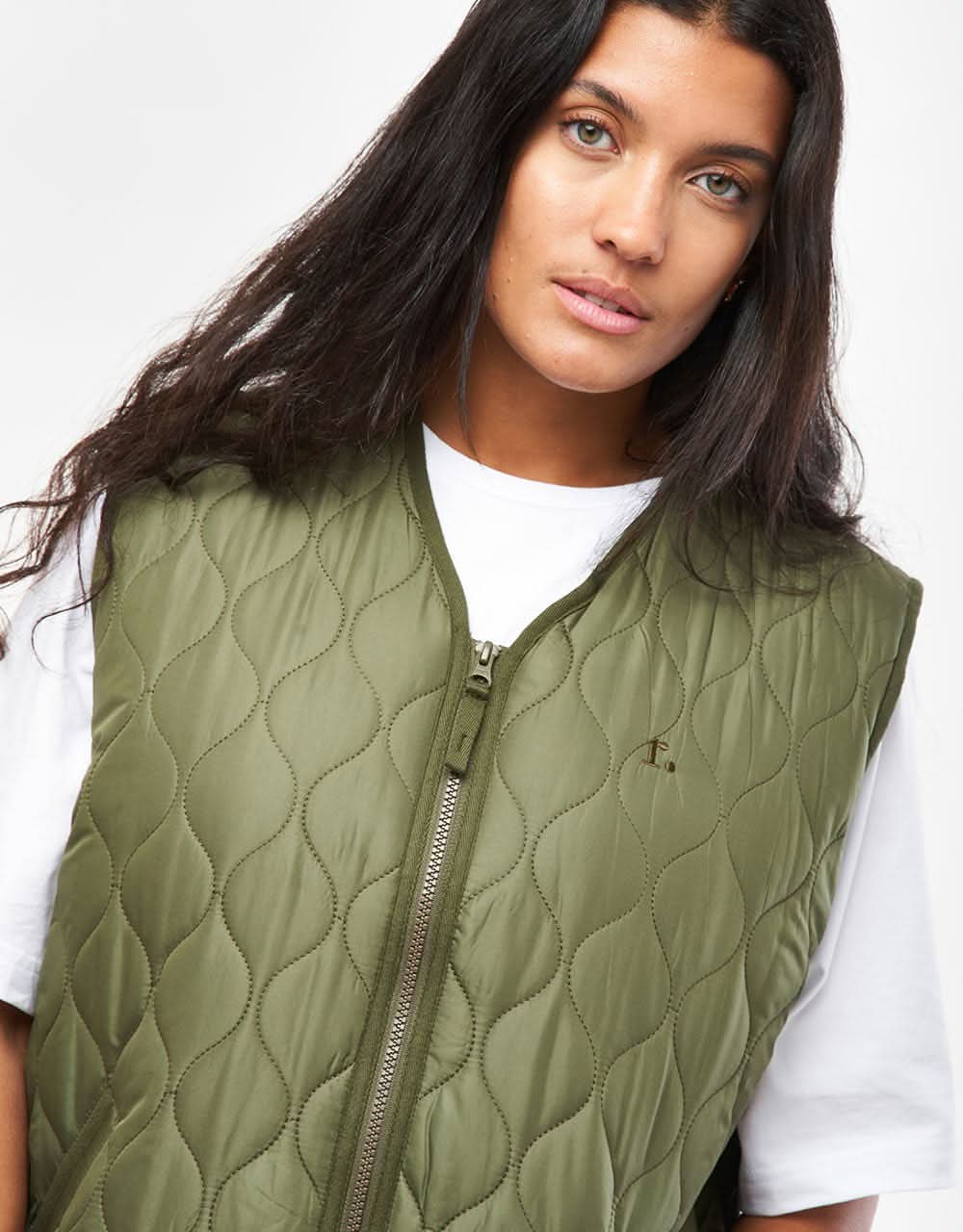 Route One Quilted Liner - Olive - Image 15