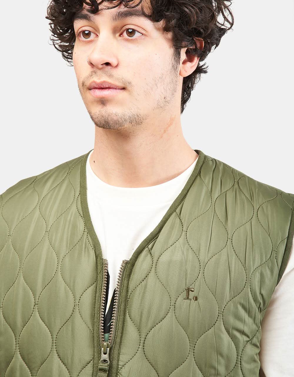 Route One Quilted Liner - Olive - Image 5