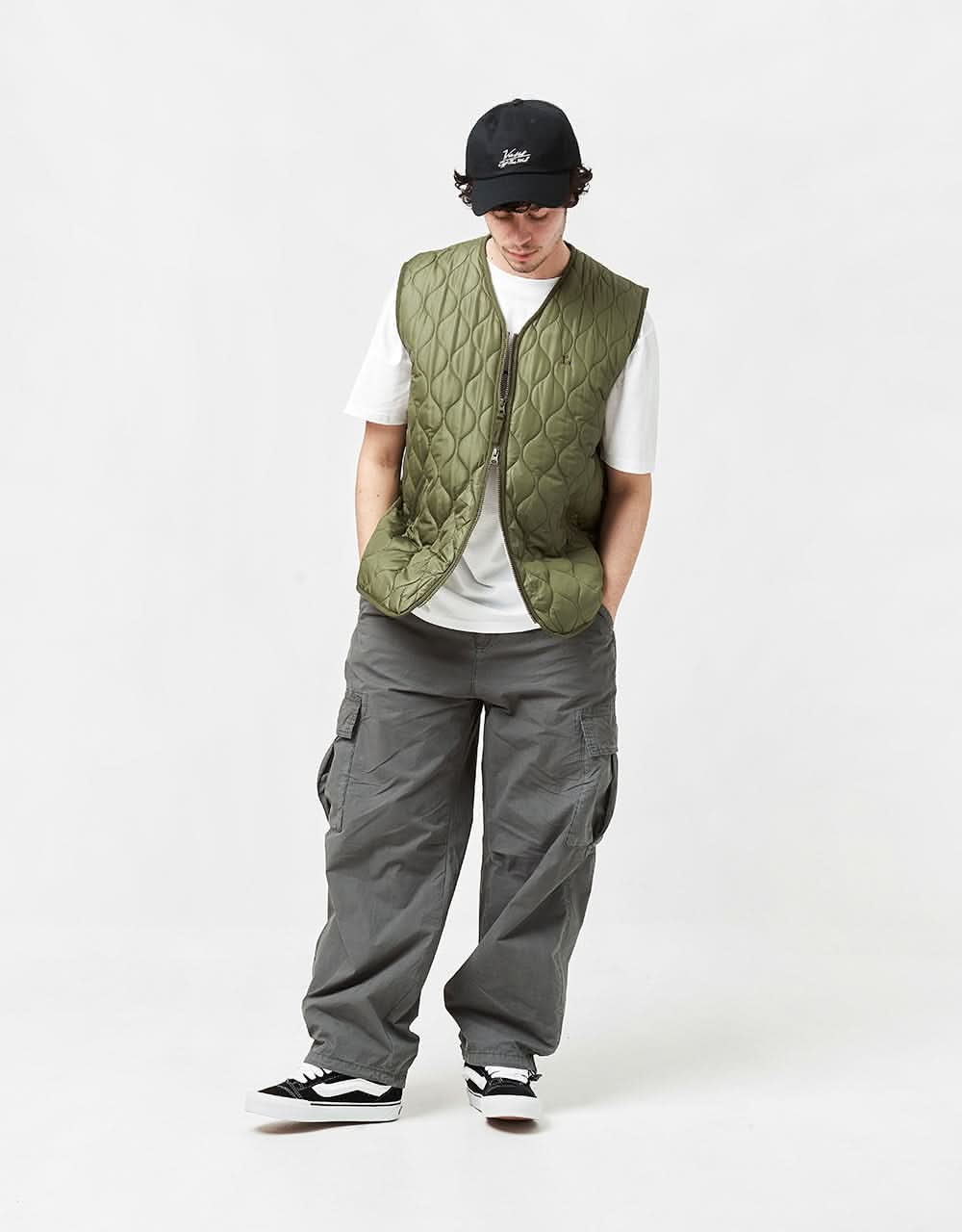Route One Quilted Liner - Olive - Image 8