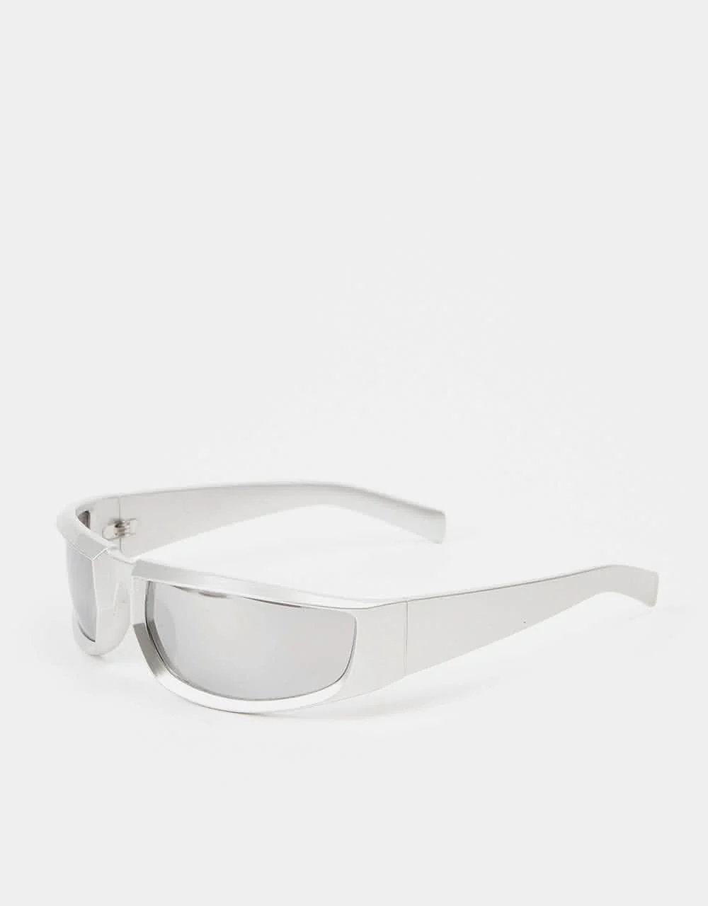 Route One Racer Sunglasses - Silver - Image 2
