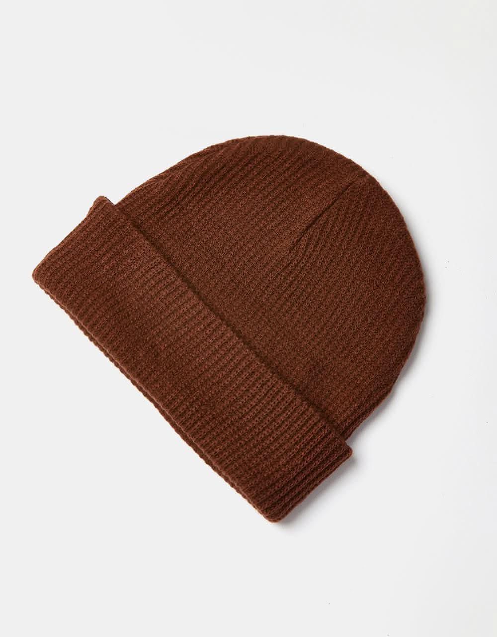 Route One Recycled Fisherman Beanie - Chocolate - Image 3