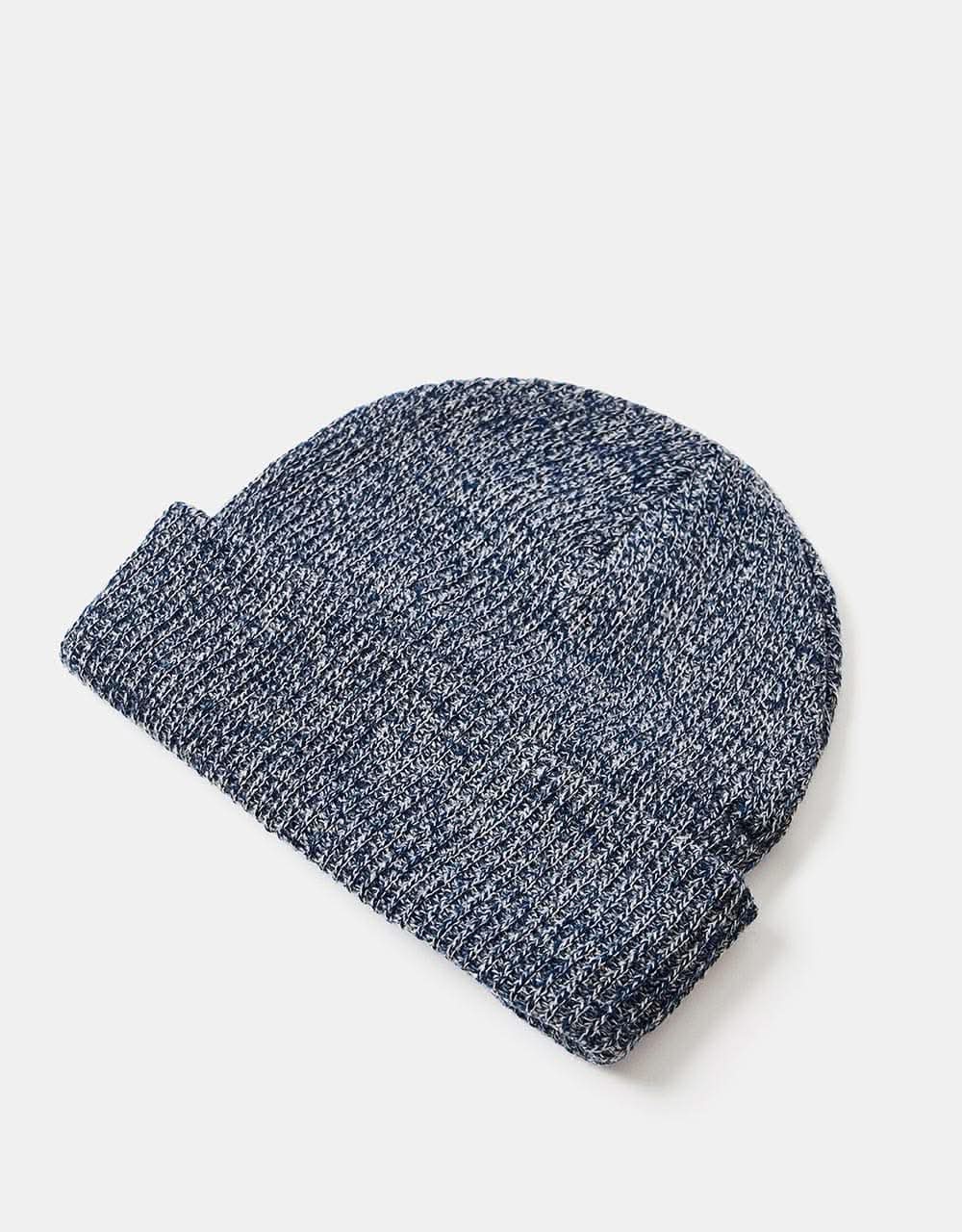 Route One Recycled Fisherman Beanie - Heather Blue - Image 3