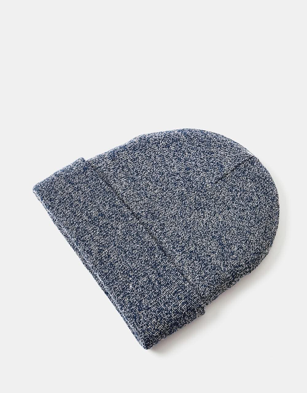 Route One Recycled NY Cuff Beanie - Heather Blue - Image 3