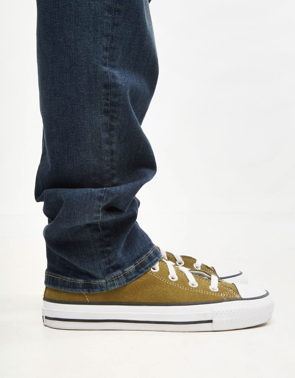 Route One Relaxed Denim Jeans - Mid Wash - Image 12
