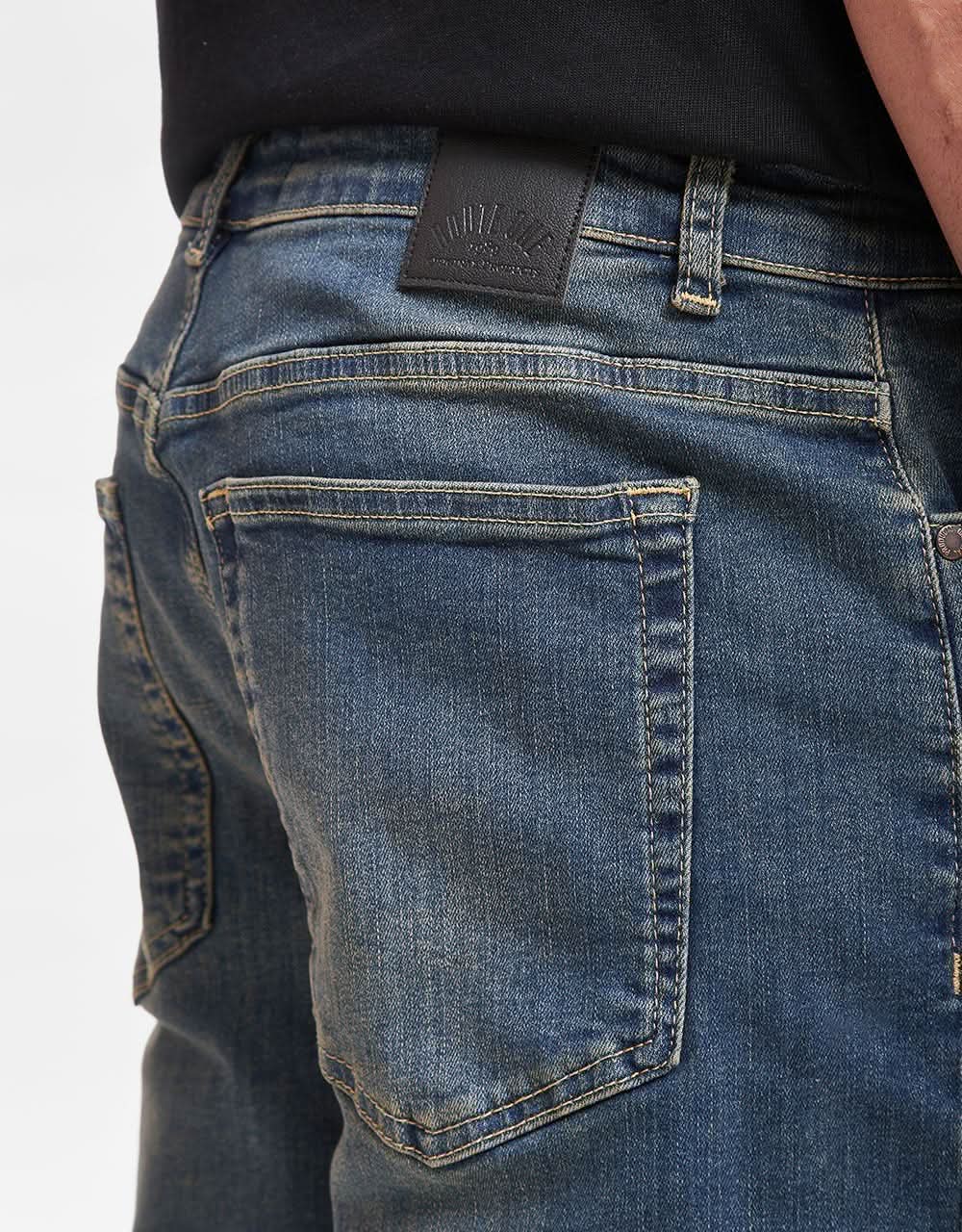 Route One Relaxed Denim Jeans - Mid Wash - Image 4