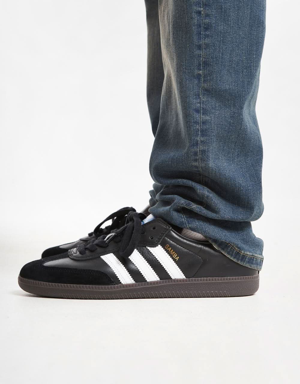 Route One Relaxed Denim Jeans - Mid Wash - Image 6