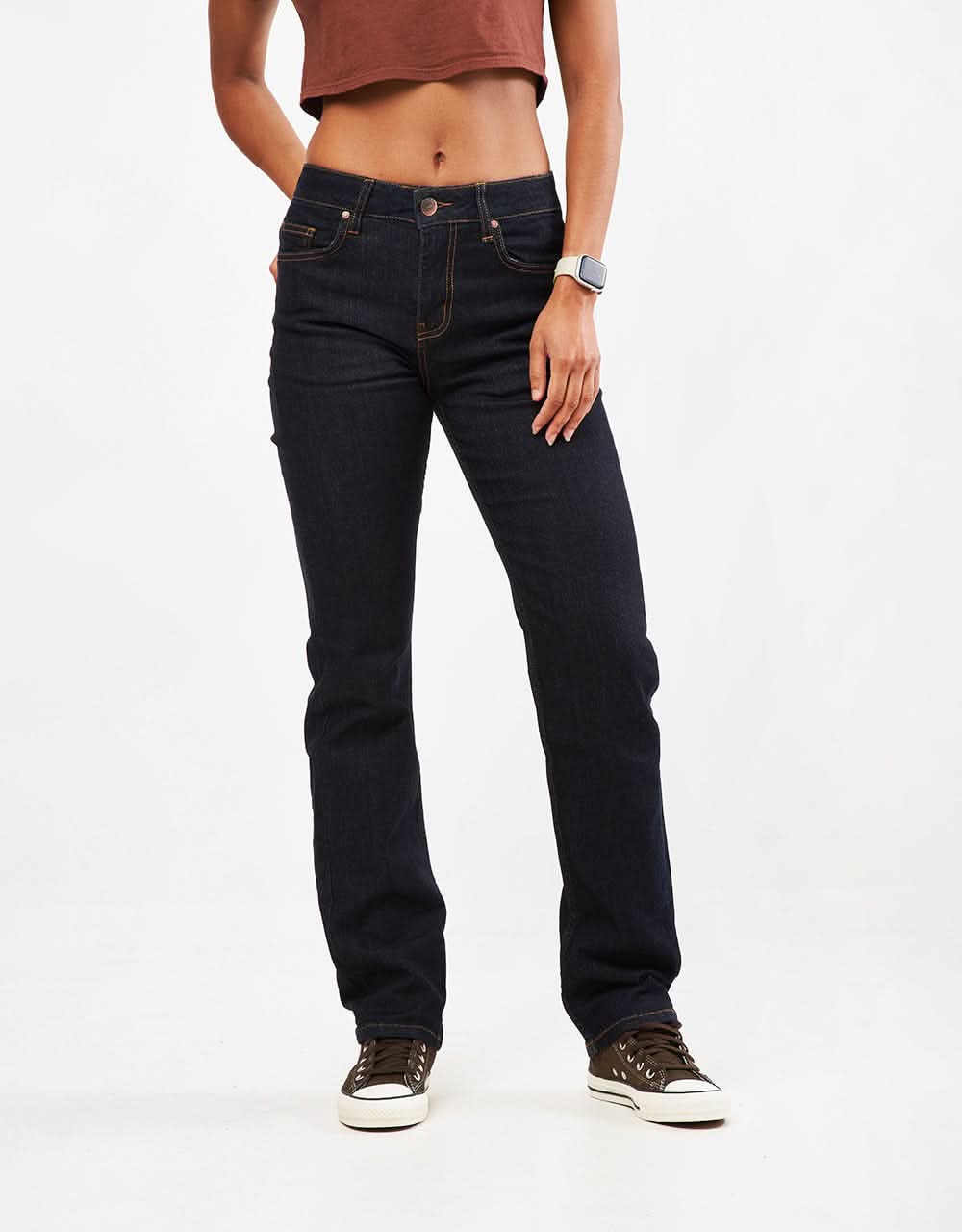 Route One Relaxed Denim Jeans - Raw - Image 7