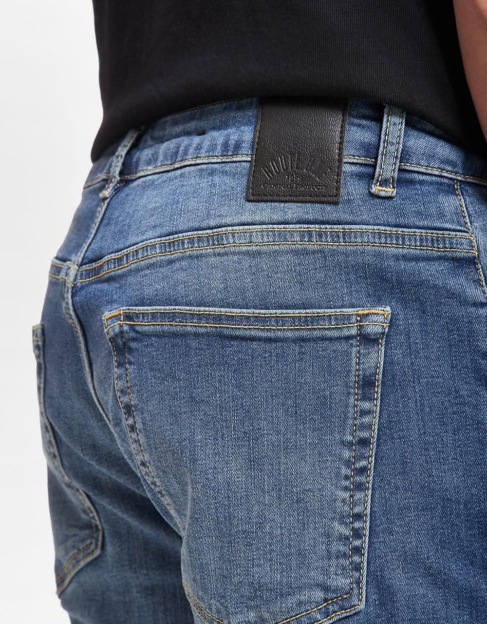 Route One Relaxed Denim Jeans - Washed Blue - Image 4