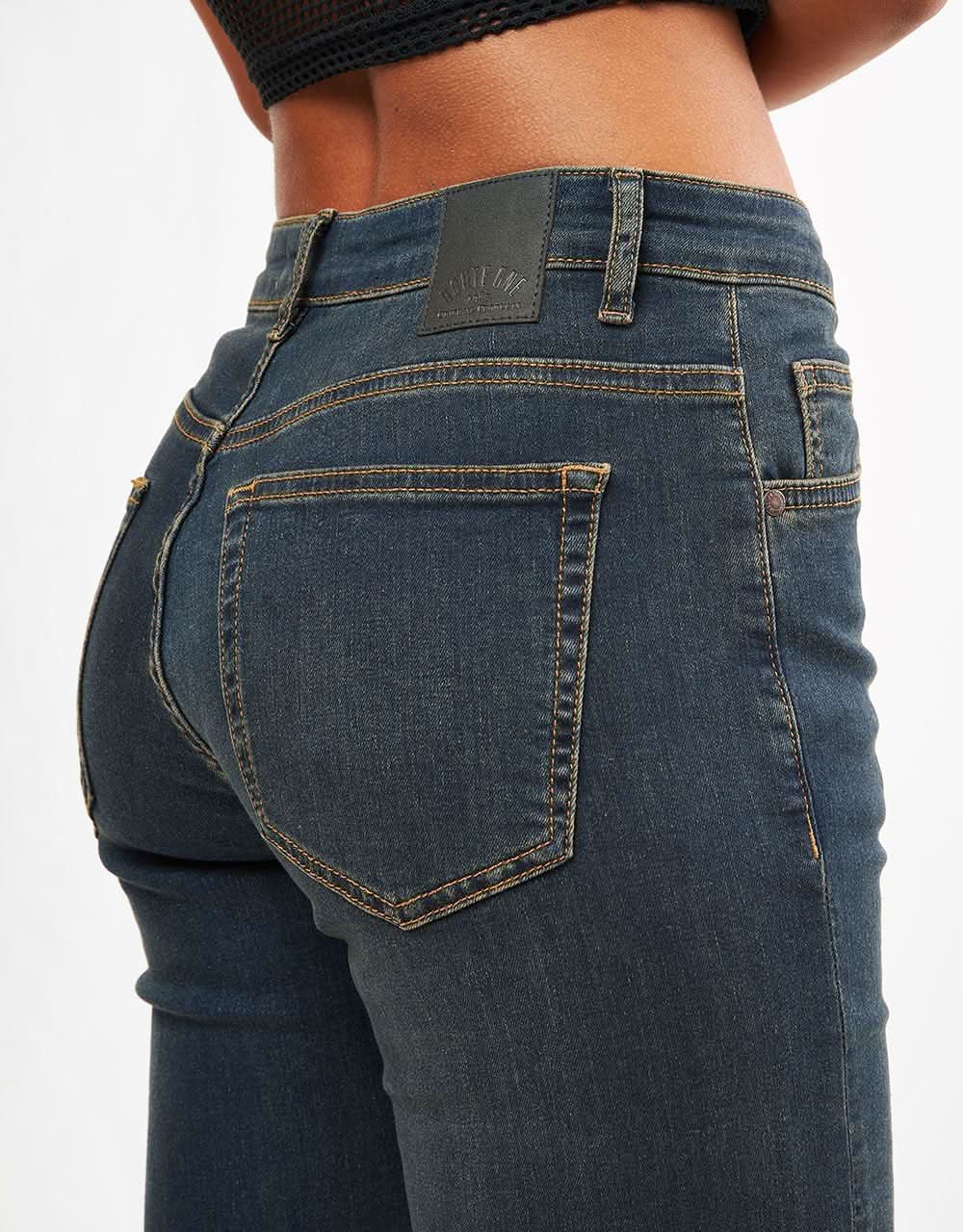 Route One Relaxed Denim Jeans - Washed Indigo - Image 10