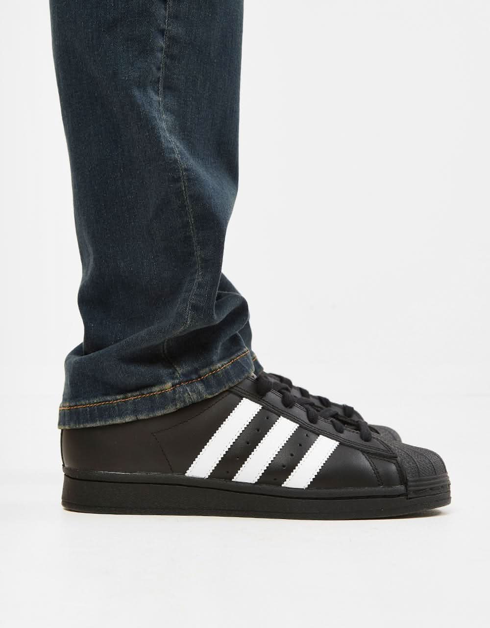 Route One Relaxed Denim Jeans - Washed Indigo - Image 11