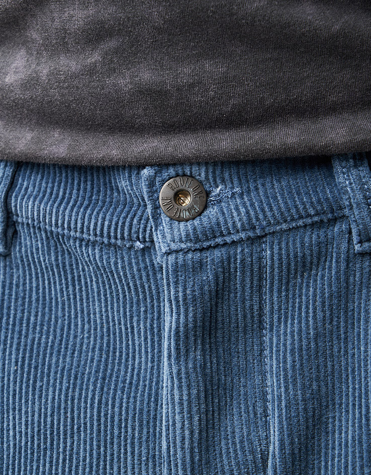 Route One Relaxed Fit Big Wale Cords - Air Force Blue - Image 4