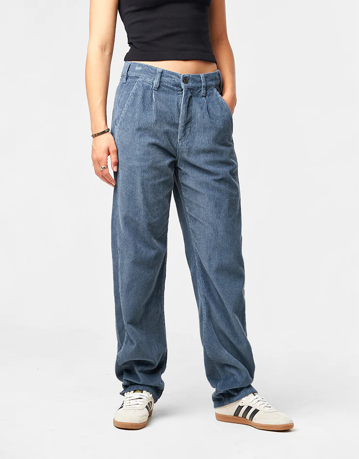 Route One Relaxed Fit Big Wale Cords - Air Force Blue - Image 7
