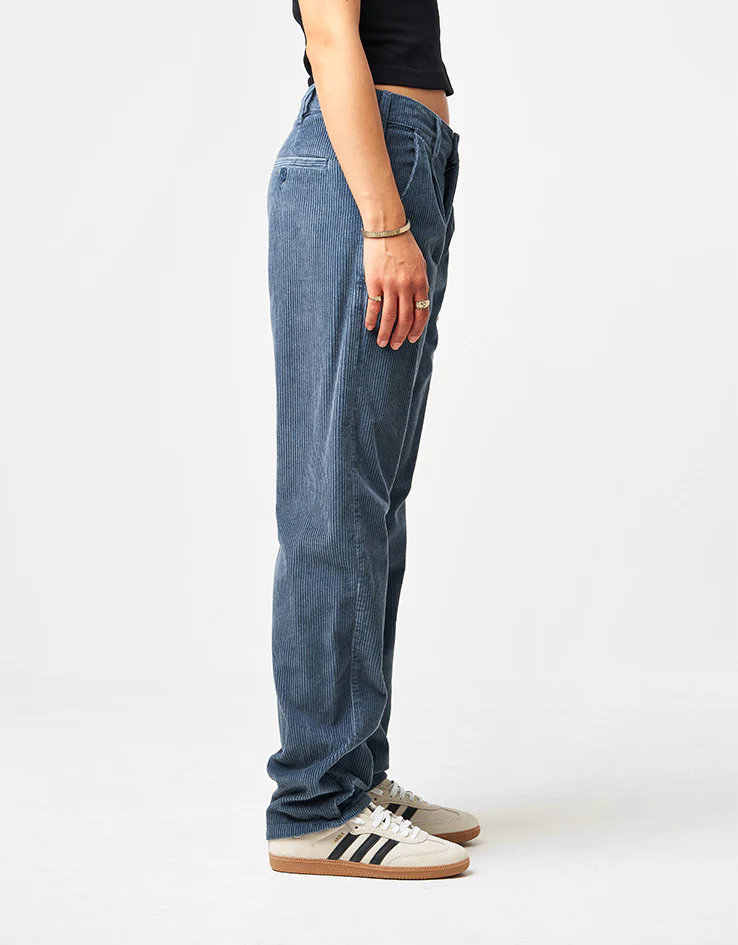 Route One Relaxed Fit Big Wale Cords - Air Force Blue - Image 8