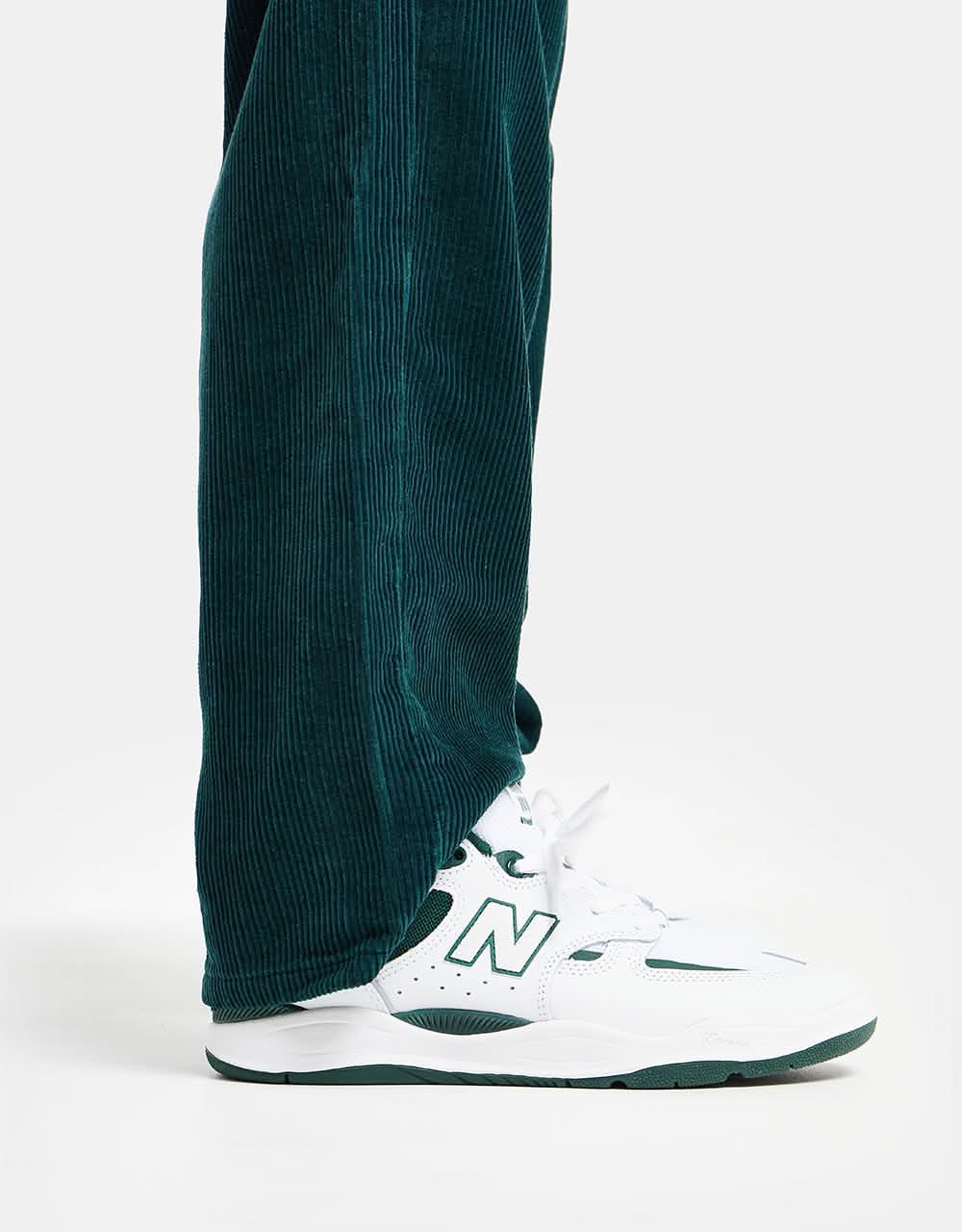 Route One Relaxed Fit Big Wale Cords - Forest Green - Image 5
