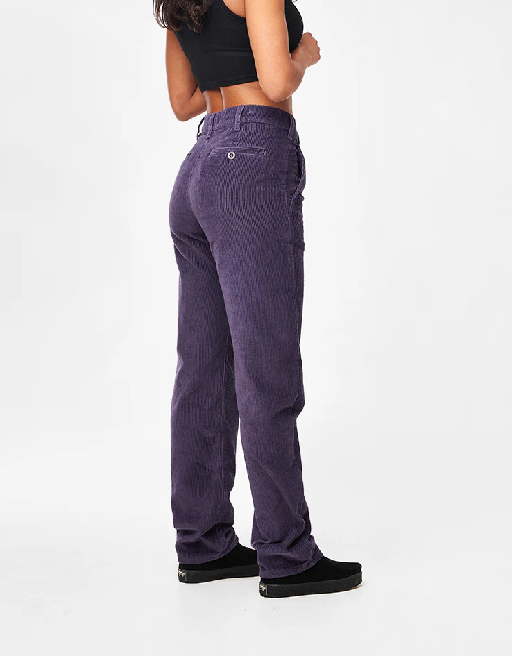 Route One Relaxed Fit Big Wale Cords - Moderate Purple - Image 10