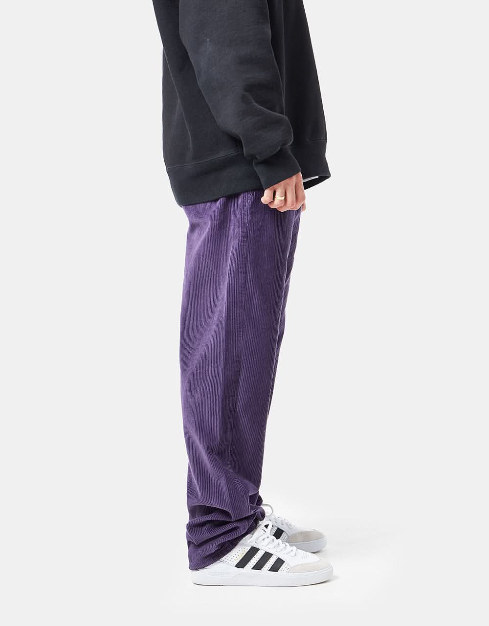 Route One Relaxed Fit Big Wale Cords - Moderate Purple - Image 3