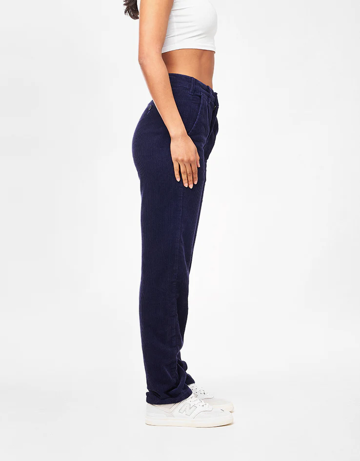 Route One Relaxed Fit Big Wale Cords - Navy - Image 10