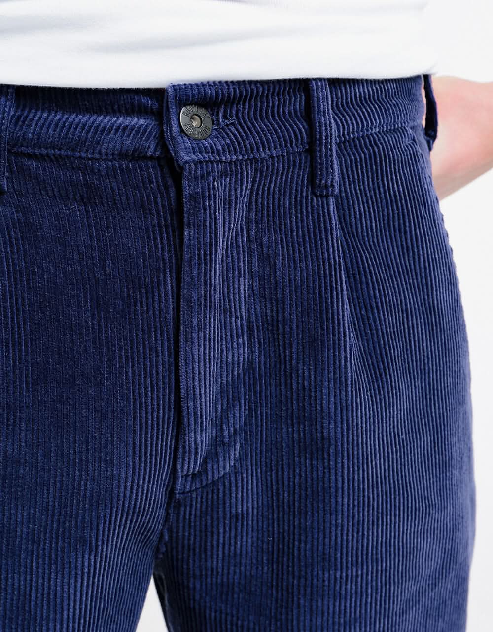 Route One Relaxed Fit Big Wale Cords - Navy - Image 6