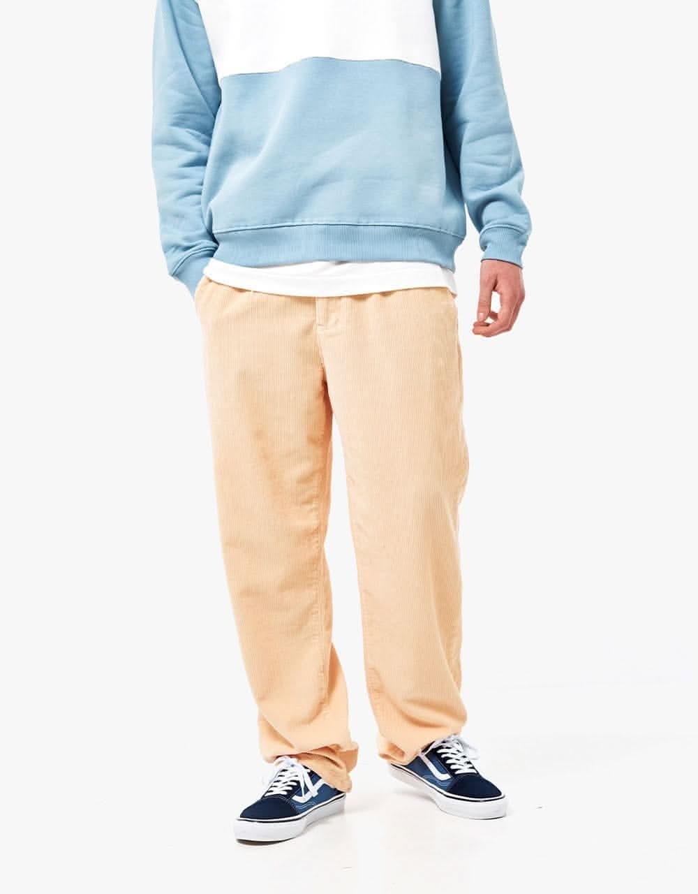 Route One Relaxed Fit Big Wale Cords - Peach - Image 5