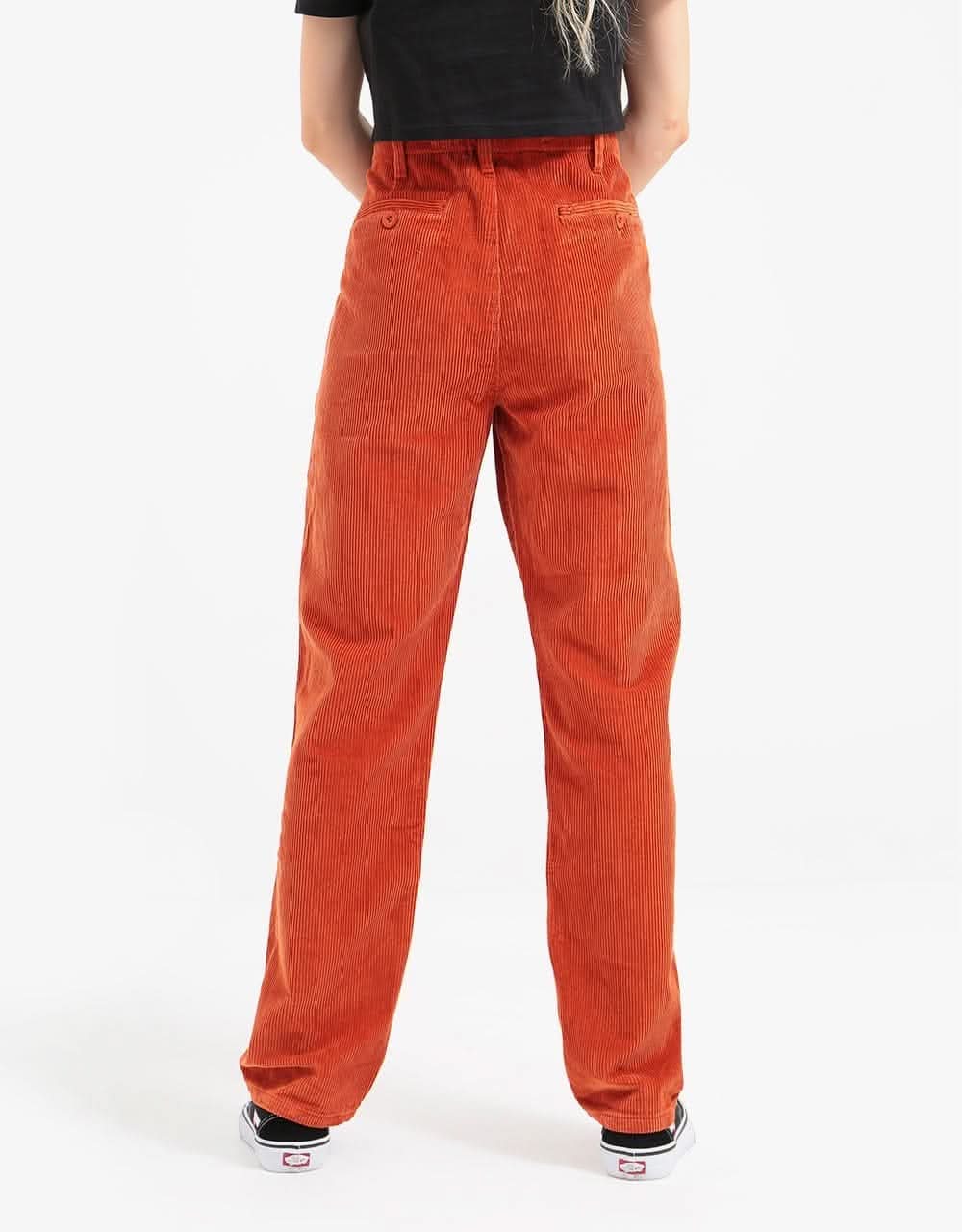 Route One Relaxed Fit Big Wale Cords - Rust - Image 10