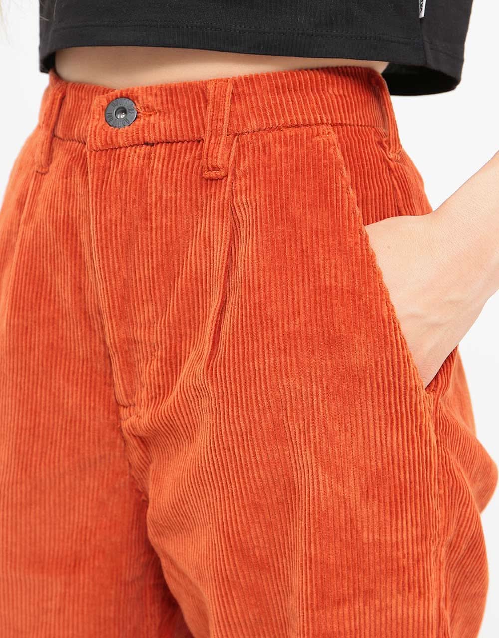Route One Relaxed Fit Big Wale Cords - Rust - Image 11