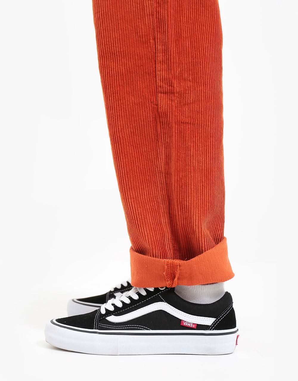 Route One Relaxed Fit Big Wale Cords - Rust - Image 12