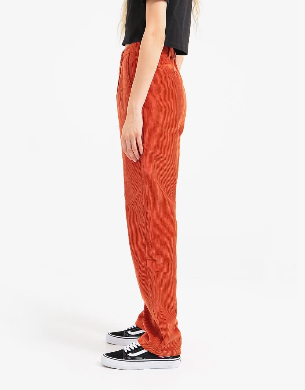 Route One Relaxed Fit Big Wale Cords - Rust - Image 9
