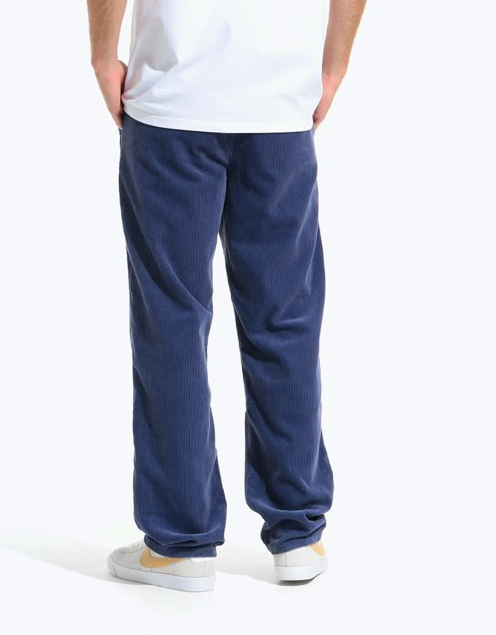 Route One Relaxed Fit Big Wale Cords - Shady Blue - Image 9