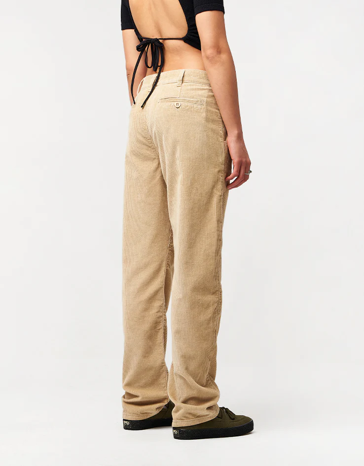 Route One Relaxed Fit Big Wale Cords - Stone - Image 9
