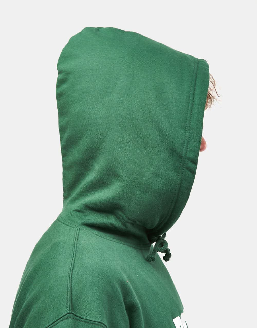 Route One Reveal Midweight Pullover Hoodie - Bottle Green - Image 4