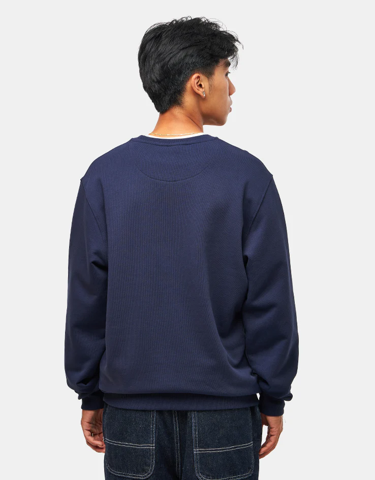 Route One Ritual Heavyweight Sweatshirt - Navy - Image 3