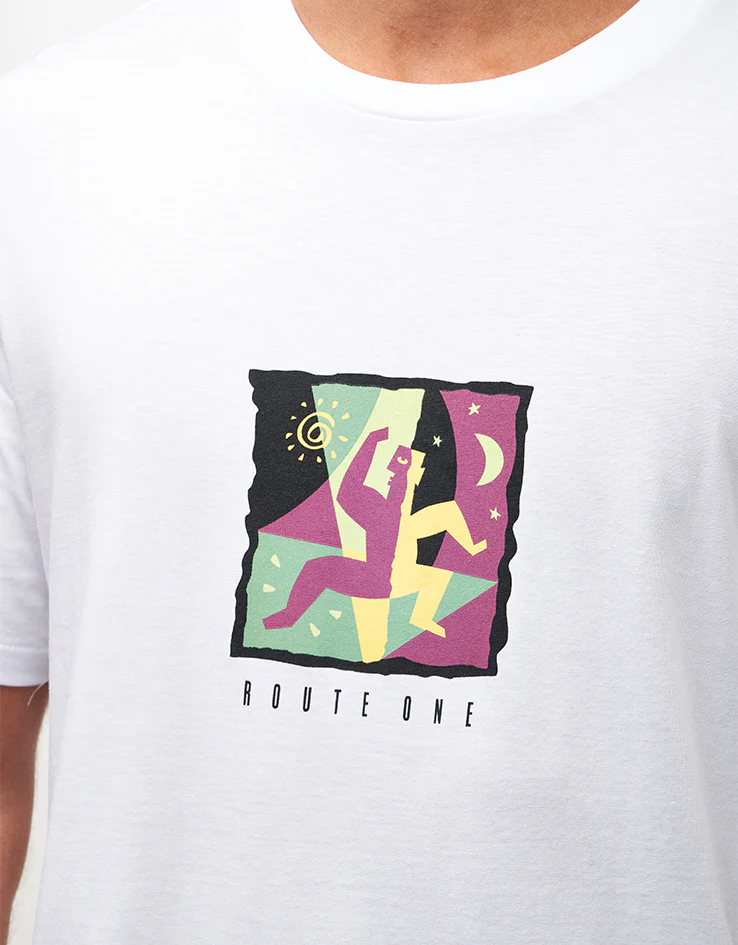 Route One Ritual Organic T-Shirt - White - Image 3