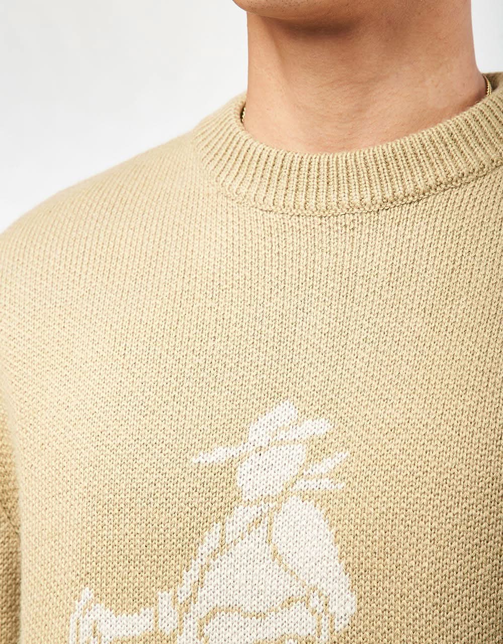 Route One Rodeo Knitted Sweater - Wheat/Natural - Image 4