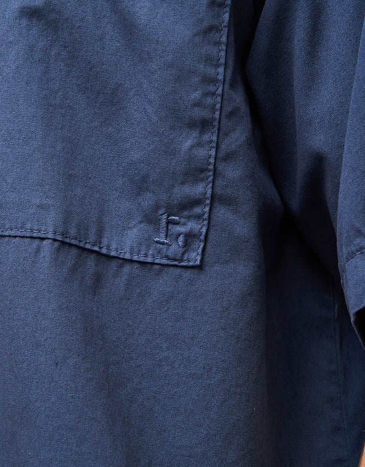 Route One Rowan S/S Shirt - Navy - Image 6